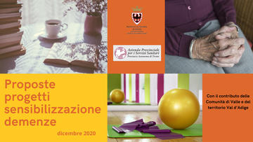 Progetti di sensibilizzazione demenze 2020