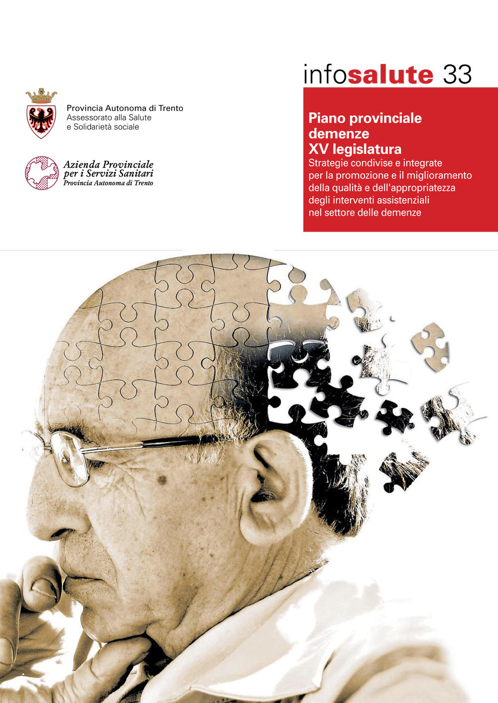 Piano provinciale demenze XV legislatura Piano provinciale demenze XV legislatura