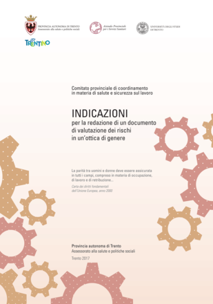 Indicazioni per la redazione di un documento di valutazione dei rischi in un’ottica di genere: indicazioni